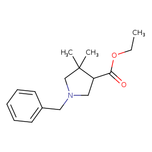 Ethyl 1-benzyl-4,4-dimethylpyrrolidine-3-carboxylate