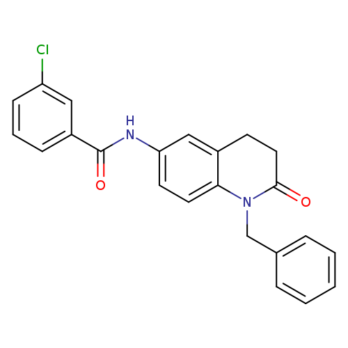 N-(1-benzyl-2-oxo-1,2,3,4-tetrahydroquinolin-6-yl)-3-chlorobenzamide
