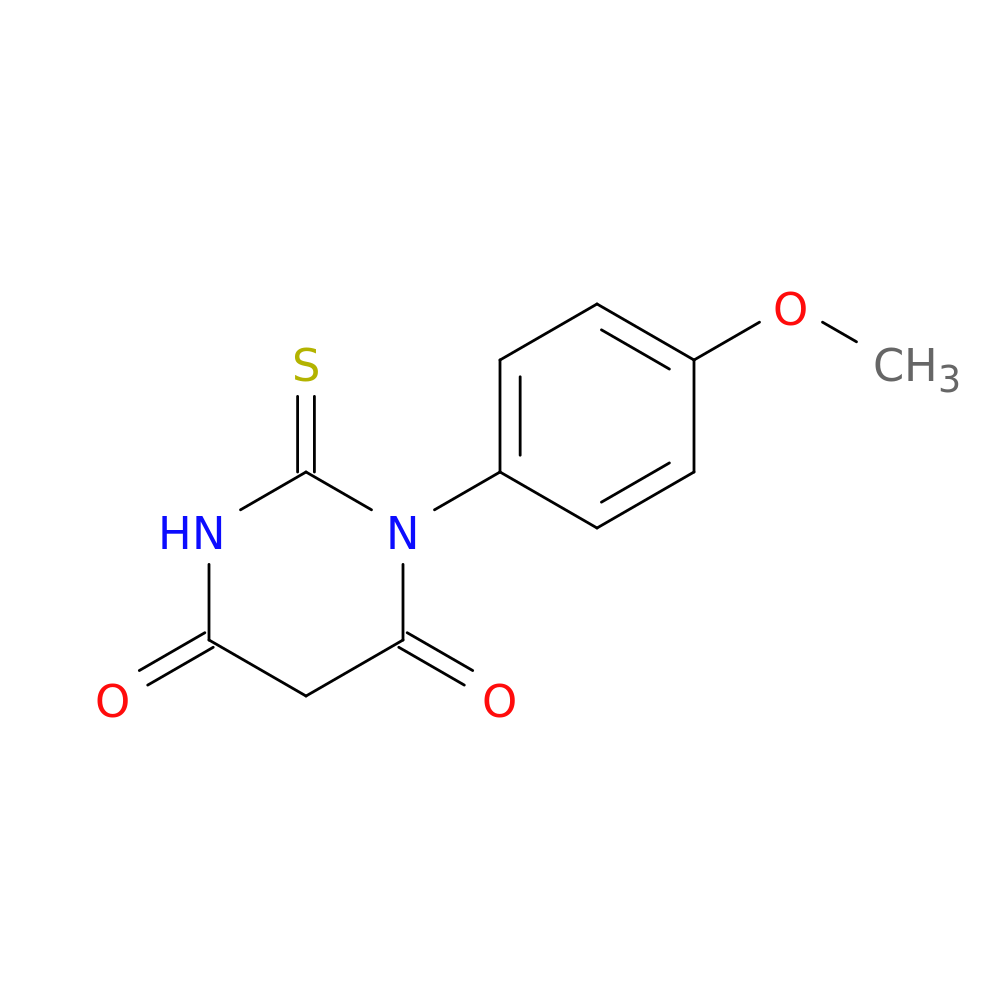 1-(4-methoxyphenyl)-2-sulfanylidene-1,3-diazinane-4,6-dione