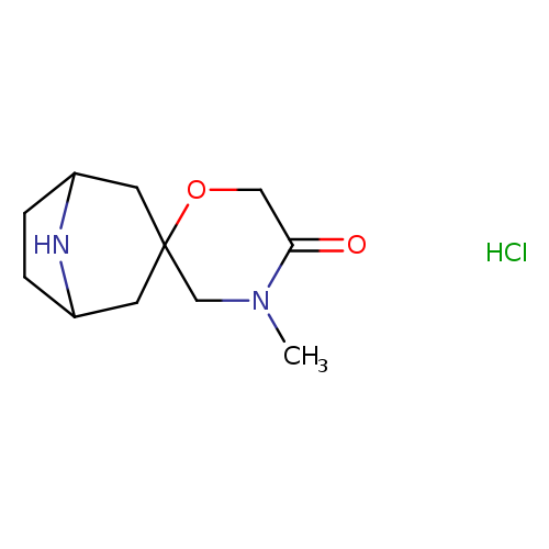 "4'-methyl-8-azaspiro[bicyclo[3.2.1]octane-3,2'-morpholin]-5'-one hydrochloride"