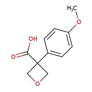 3-Oxetanecarboxylic acid, 3-(4-methoxyphenyl)-