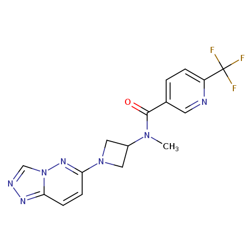 N-methyl-N-(1-{[1,2,4]triazolo[4,3-b]pyridazin-6-yl}azetidin-3-yl)-6-(trifluoromethyl)pyridine-3-carboxamide