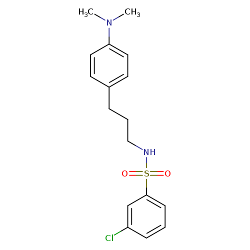 3-chloro-N-{3-[4-(dimethylamino)phenyl]propyl}benzene-1-sulfonamide