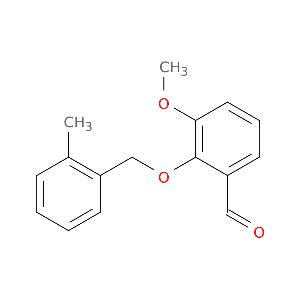 3-Methoxy-2-[(2-methylbenzyl)oxy]benzaldehyde