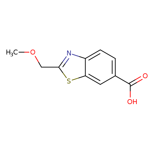 2-(methoxymethyl)benzo[d]thiazole-6-carboxylic acid