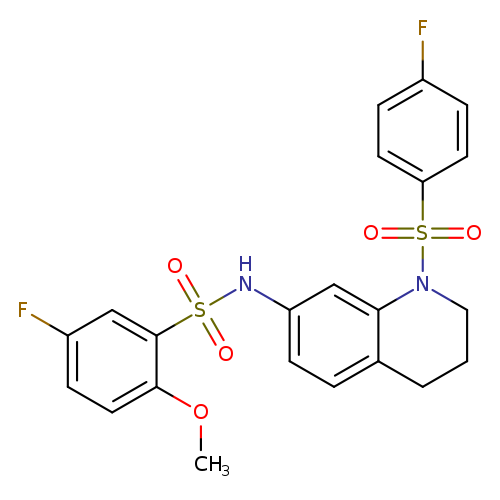 5-fluoro-N-[1-(4-fluorobenzenesulfonyl)-1,2,3,4-tetrahydroquinolin-7-yl]-2-methoxybenzene-1-sulfonamide
