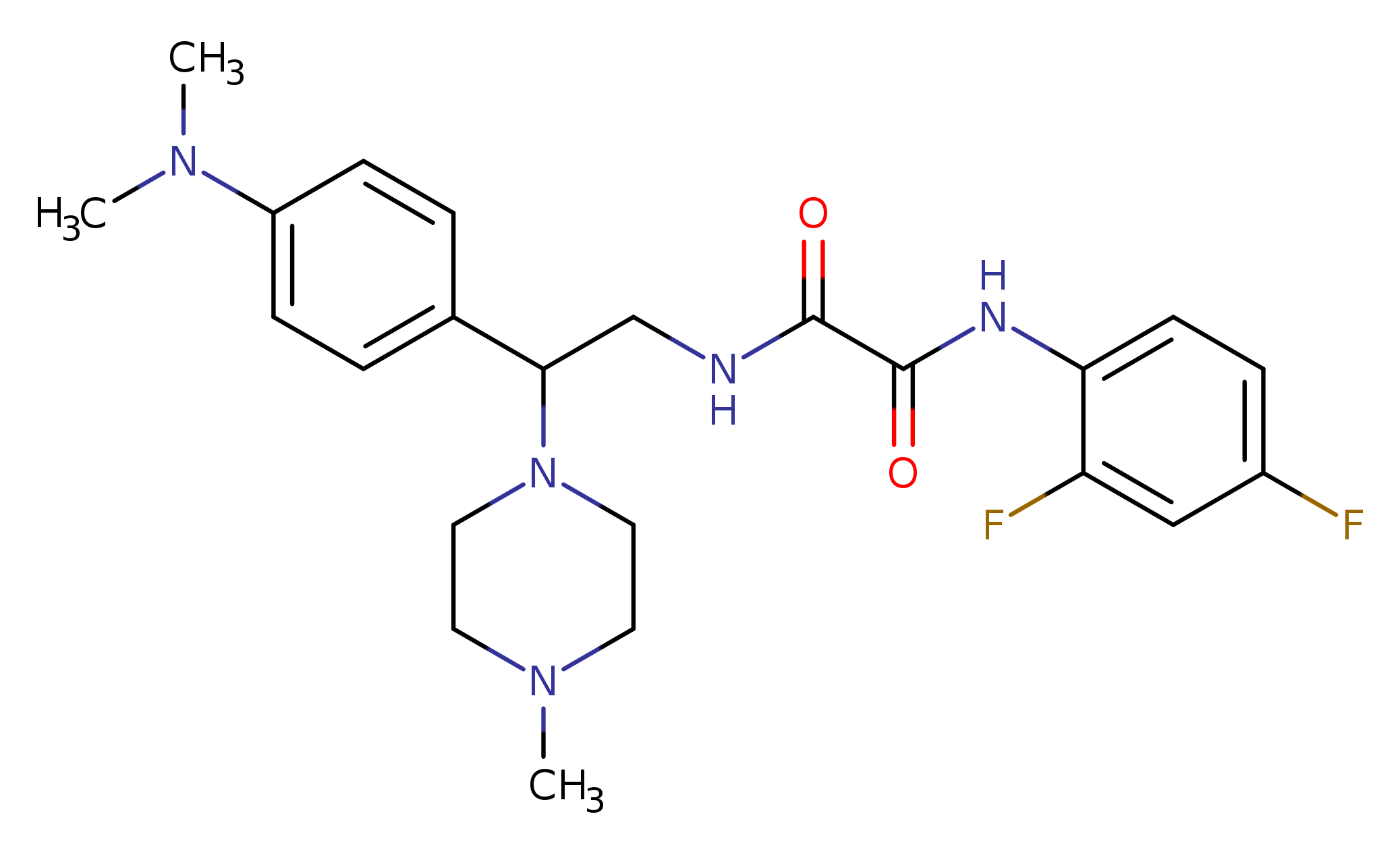 N-(2,4-difluorophenyl)-N'-{2-[4-(dimethylamino)phenyl]-2-(4-methylpiperazin-1-yl)ethyl}ethanediamide