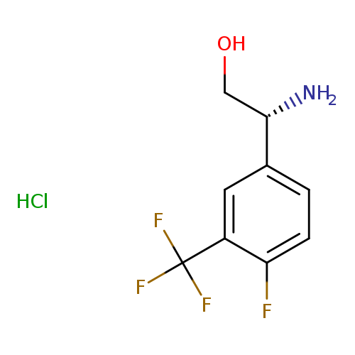 (R)-2-Amino-2-(4-fluoro-3-(trifluoromethyl)phenyl)ethanol hydrochloride