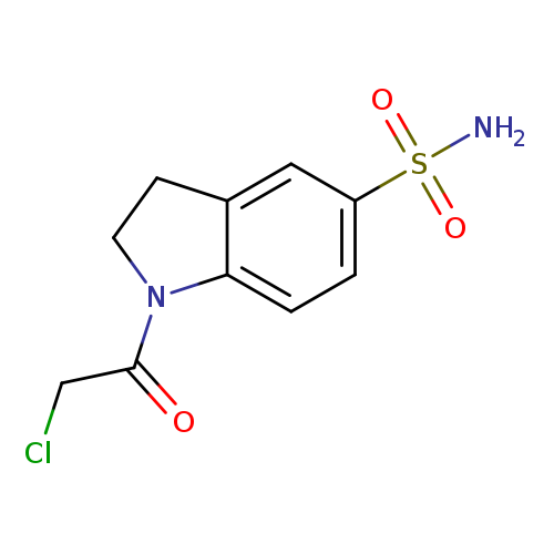 1-(2-chloroacetyl)-2,3-dihydro-1H-indole-5-sulfonamide