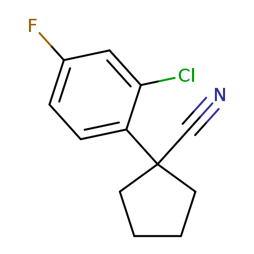 1-(2-Chloro-4-fluorophenyl)cyclopentanecarbonitrile