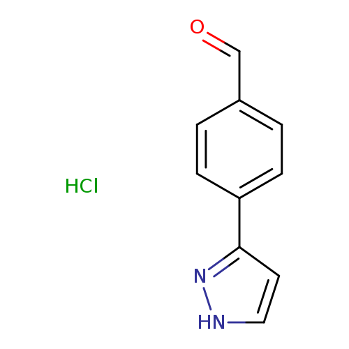 4-(1H-pyrazol-3-yl)benzaldehyde hydrochloride