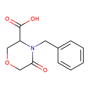 3-Morpholinecarboxylic acid, 5-oxo-4-(phenylmethyl)-, (Â±)-