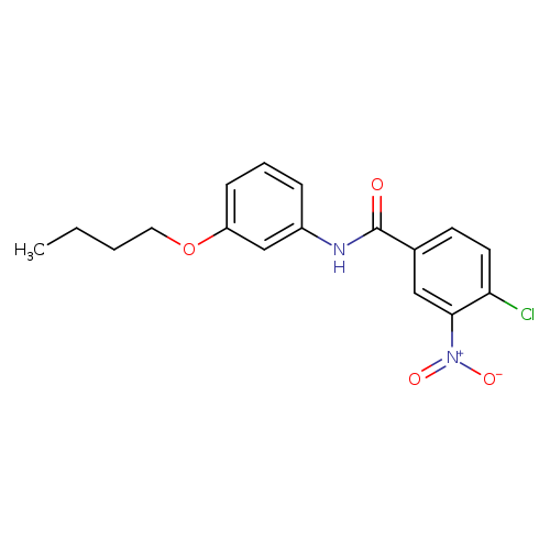 N-(3-butoxyphenyl)-4-chloro-3-nitrobenzamide