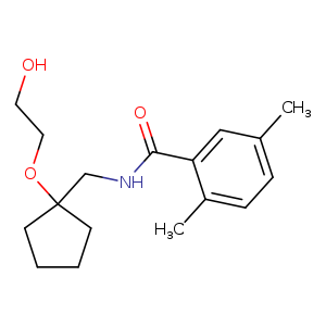 N-{[1-(2-hydroxyethoxy)cyclopentyl]methyl}-2,5-dimethylbenzamide