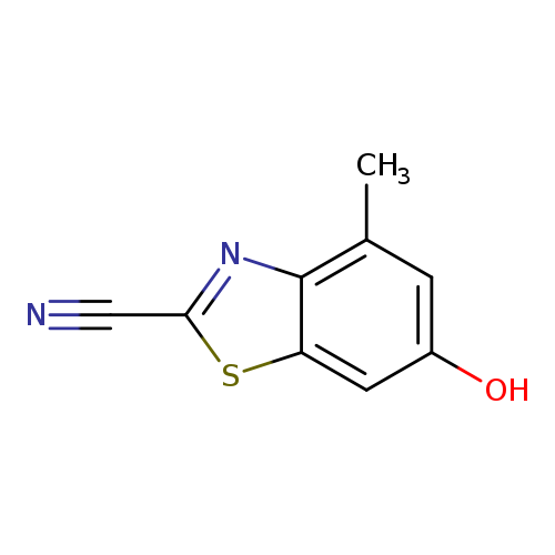2-Benzothiazolecarbonitrile,6-hydroxy-4-methyl-(9CI)
