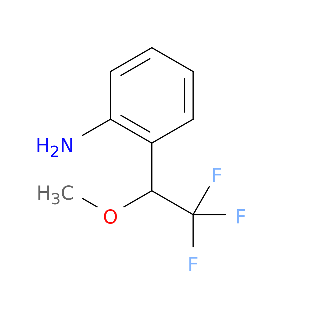 2-(2,2,2-trifluoro-1-methoxyethyl)aniline