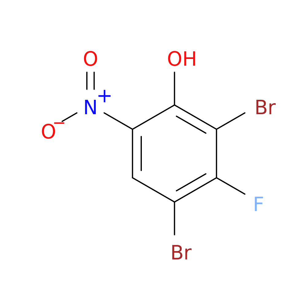 2,4-Dibromo-3-fluoro-6-nitrophenol