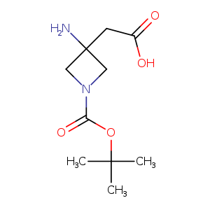 2-(3-AMINO-1-(TERT-BUTOXYCARBONYL)AZETIDIN-3-YL)ACETIC ACID