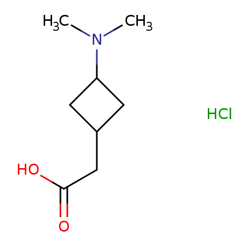 2-[3-(dimethylamino)cyclobutyl]acetic acid hydrochloride