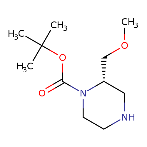 1-Piperazinecarboxylic acid, 2-(methoxymethyl)-, 1,1-dimethylethyl ester, (2S)-