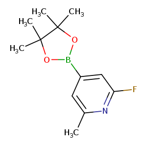 Pyridine, 2-fluoro-6-methyl-4-(4,4,5,5-tetramethyl-1,3,2-dioxaborolan-2-yl)-