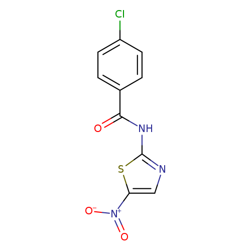 4-chloro-N-(5-nitro-1,3-thiazol-2-yl)benzamide