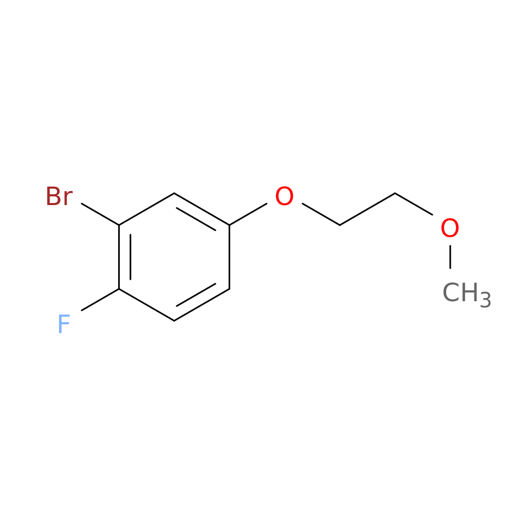 2-Bromo-1-fluoro-4-(2-methoxyethoxy)benzene