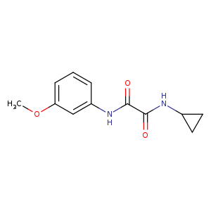 N-cyclopropyl-N'-(3-methoxyphenyl)ethanediamide