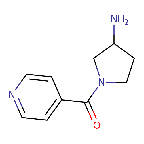 1-(pyridine-4-carbonyl)pyrrolidin-3-amine