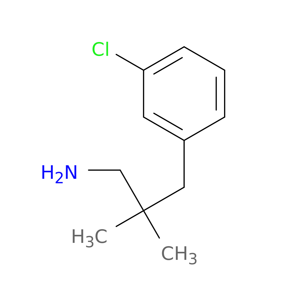 3-(3-chlorophenyl)-2,2-dimethylpropan-1-amine