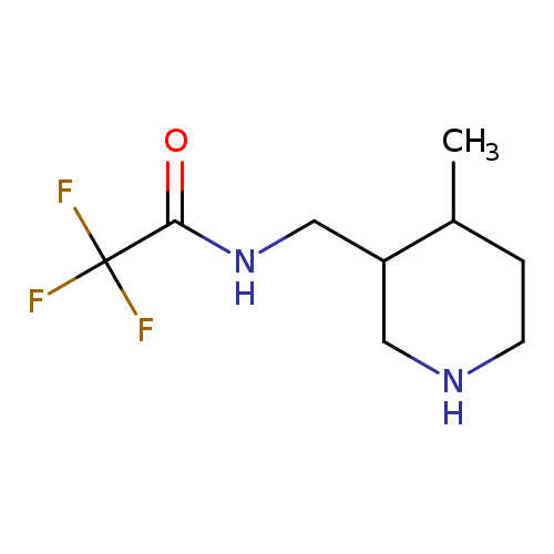 2,2,2-trifluoro-N-[(4-methylpiperidin-3-yl)methyl]acetamide