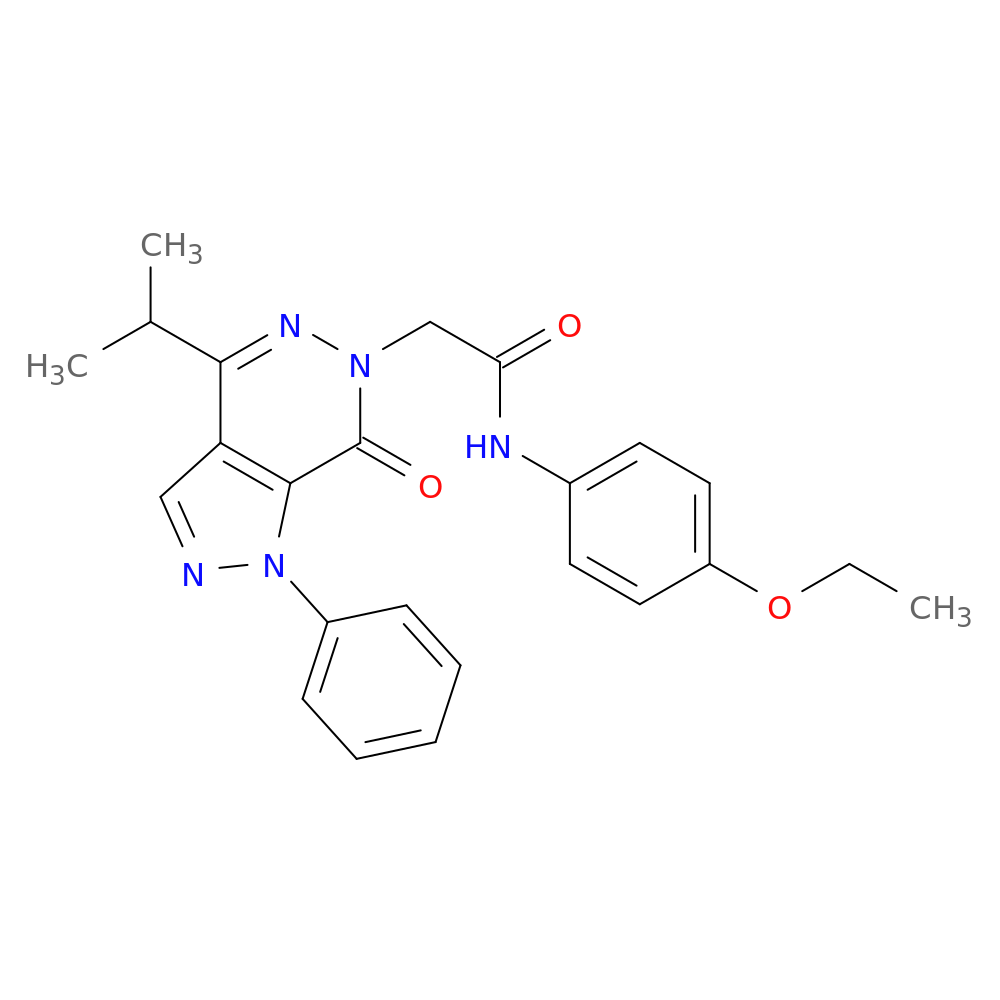 N-(4-ethoxyphenyl)-2-[7-oxo-1-phenyl-4-(propan-2-yl)-1H,6H,7H-pyrazolo[3,4-d]pyridazin-6-yl]acetamide