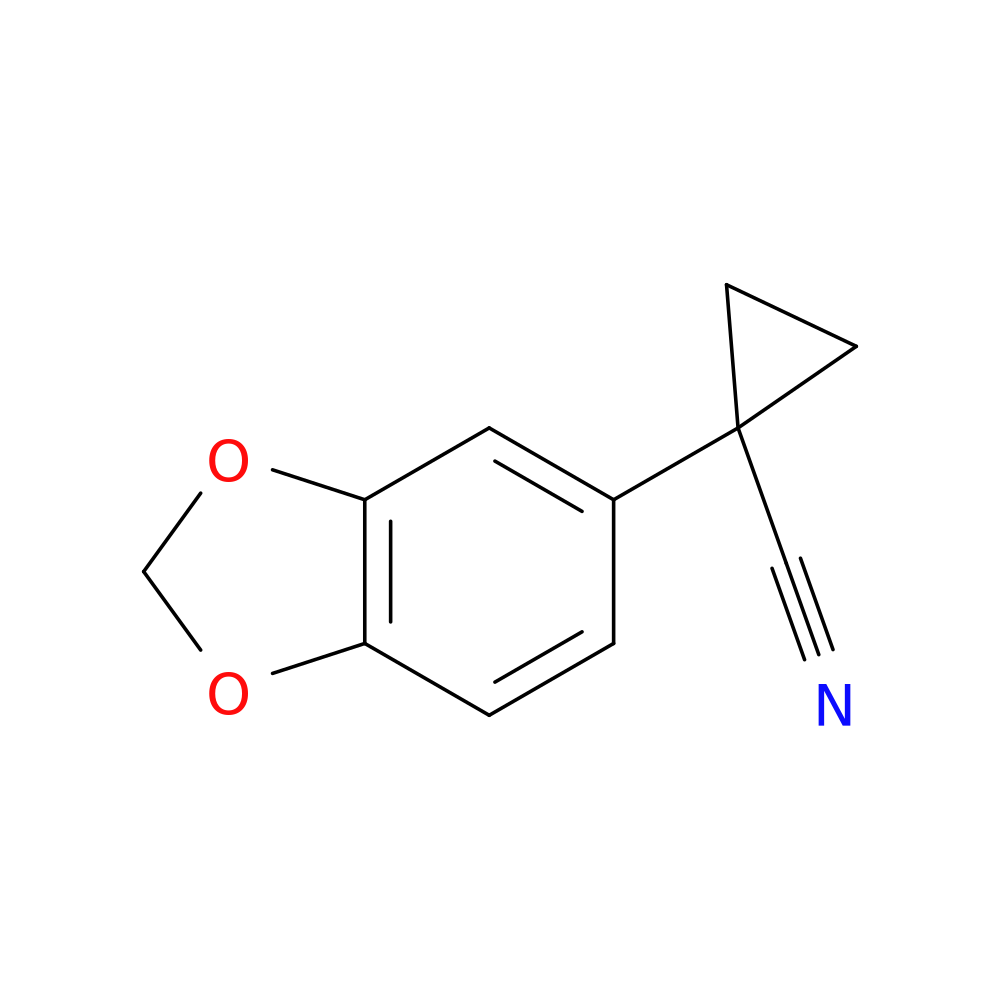 1-(Benzo[d][1,3]dioxol-5-yl)cyclopropanecarbonitrile