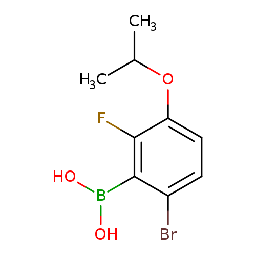 6-Bromo-2-fluoro-3-isopropoxyphenylboronic acid