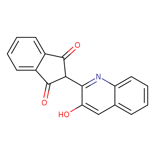 1H-Indene-1,3(2H)-dione, 2-(3-hydroxy-2-quinolinyl)-