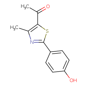 1-[2-(4-Hydroxyphenyl)-4-methyl-1,3-thiazol-5-yl]ethanone