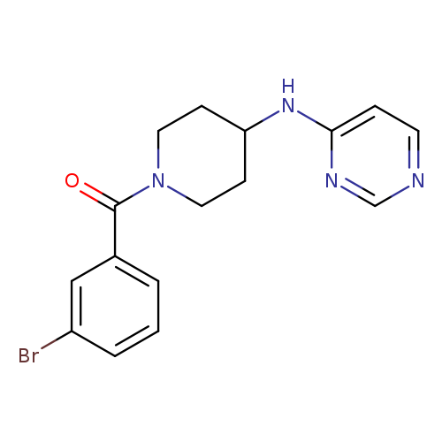 N-[1-(3-bromobenzoyl)piperidin-4-yl]pyrimidin-4-amine