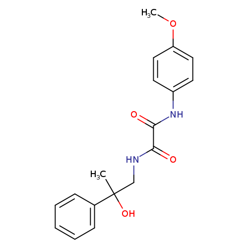 N-(2-hydroxy-2-phenylpropyl)-N'-(4-methoxyphenyl)ethanediamide
