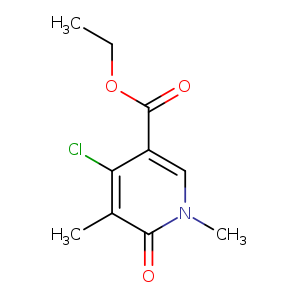4-CHLORO-1,5-DIMETHYL-6-OXO-1,6-DIHYDRO-PYRIDINE-3-CARBOXYLIC ACID ETHYL ESTER