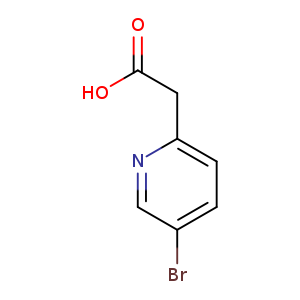2-Pyridineacetic acid, 5-bromo-