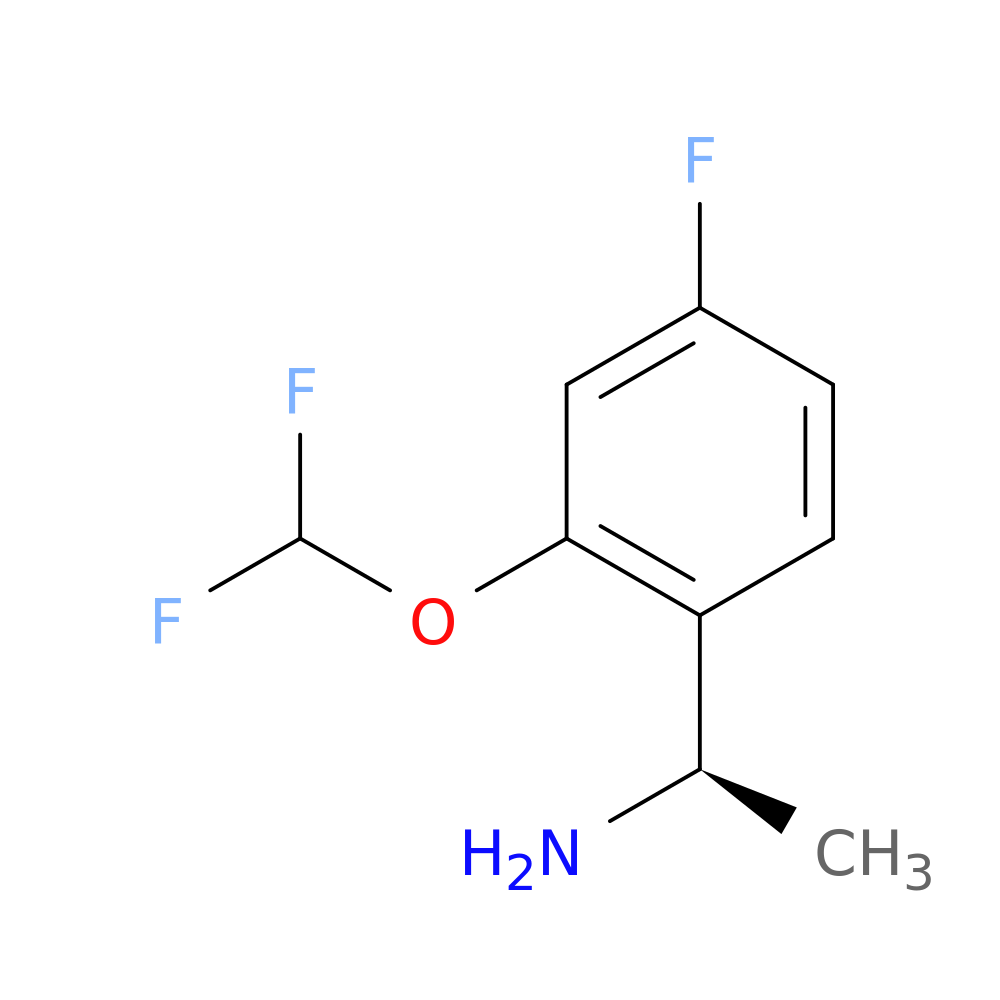 (R)-1-(2-(Difluoromethoxy)-4-fluorophenyl)ethan-1-amine