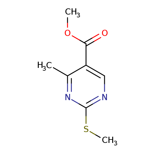 5-Pyrimidinecarboxylic acid, 4-methyl-2-(methylthio)-, methyl ester