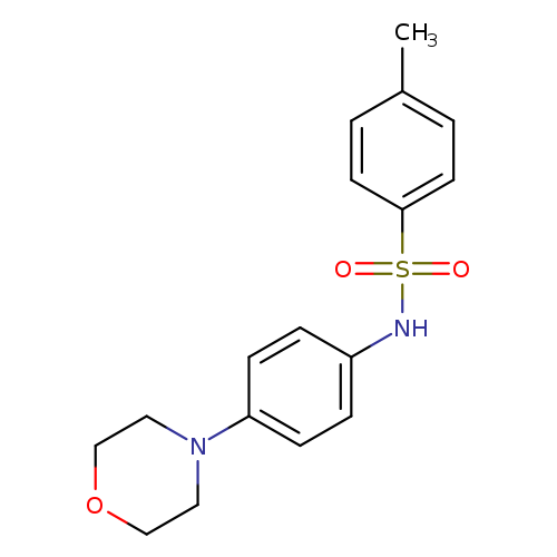 4-methyl-N-[4-(morpholin-4-yl)phenyl]benzene-1-sulfonamide
