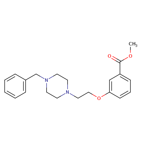 Methyl 3-(2-(4-benzylpiperazin-1-yl)ethoxy)benzoate