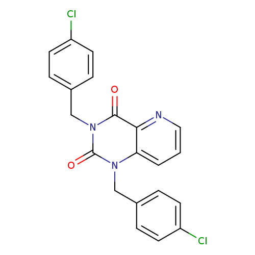 1,3-bis[(4-chlorophenyl)methyl]-1H,2H,3H,4H-pyrido[3,2-d]pyrimidine-2,4-dione