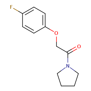 2-(4-fluorophenoxy)-1-(pyrrolidin-1-yl)ethan-1-one