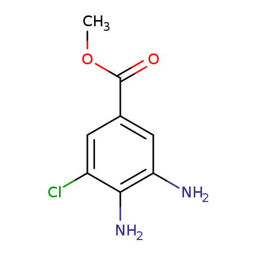 Benzoic acid, 3,4-diamino-5-chloro-, methyl ester