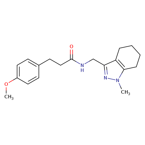 3-(4-methoxyphenyl)-N-[(1-methyl-4,5,6,7-tetrahydro-1H-indazol-3-yl)methyl]propanamide