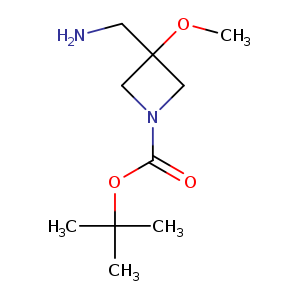 tert-Butyl 3-(aminomethyl)-3-methoxyazetidine-1-carboxylate