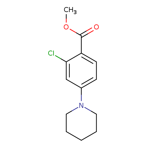 methyl 2-chloro-4-piperidinobenzenecarboxylate